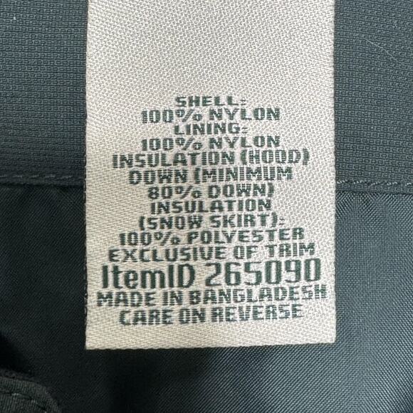 LL Bean Jacket Mens Large Green Gore-Tex Maine Down Parka Thinsulate Hooded - Picture 5 of 15